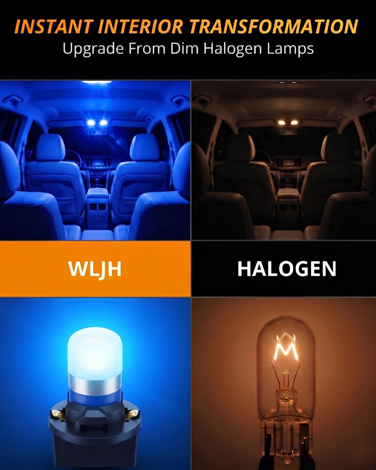 Amazon.com: WLJH Blue T10 Led Bulb Dash Lights Dashboard